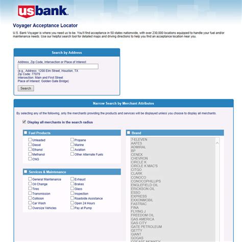 How To Find Voyager Fleet Card Locations