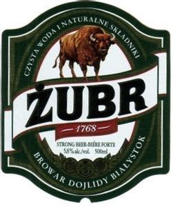 Drink Label: Zubr (Browar Dojlidy Bialystok, PolandCol:PL-BEER-000917