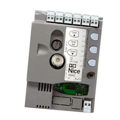 Блок управления XBA2 Nice, SPXBA2 для шлагбаума SBAR/XBAR, запчасти