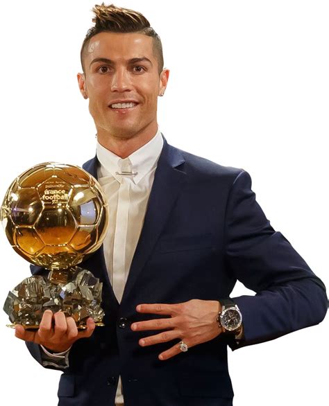 Cristiano Ronaldo Ballon Dor 2016 Football Render 32692 Footyrenders