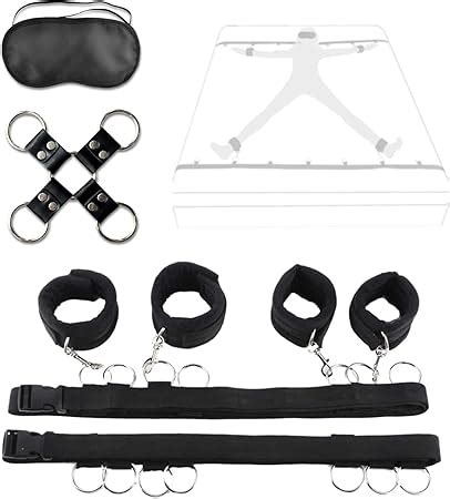 Amazon Adult Bondaged Kit Couple Sex Set Adjustable Sexy Straps Blindfold Bdsm Game Women