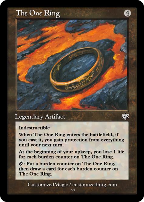 The One Ring | Magic The Gathering Proxy Cards