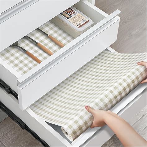 Amazon.com - ALIUNI Drawer and Shelf Liner, Non-Slip Kitchen Cabinet