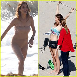 Kate Walsh Wears Flesh Colored Wet Suit For Bad Judge Nude Scene Bikini Kate Walsh