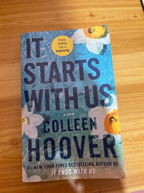 It Starts With Us By Colleen Hoover Hobbies Toys Books Magazines