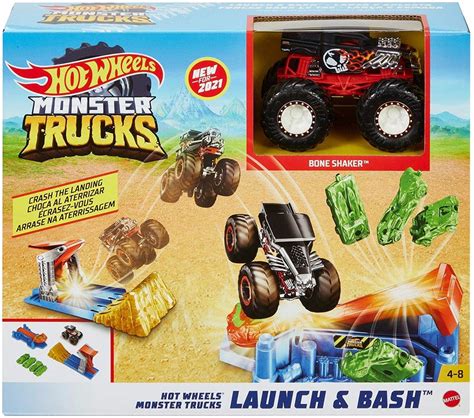 Hot Wheels Monster Trucks Launch Bash Startrampe Lindaxx
