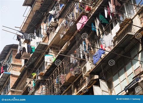 Poor Home In China Wuhan District Stock Image Image Of Poverty City