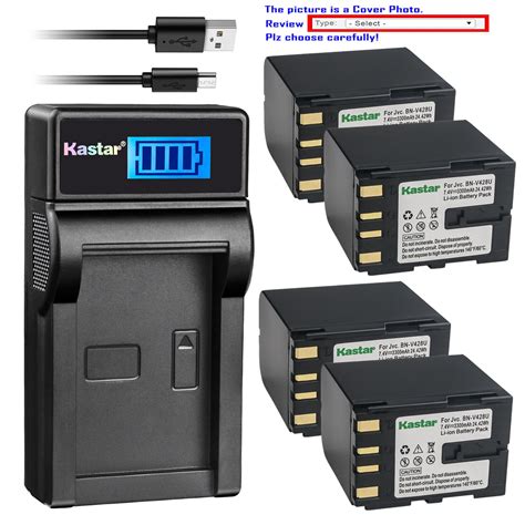 Kastar Battery Lcd Charger For Jvc Bn V Jvc Gr Dvl Gr Dvl U