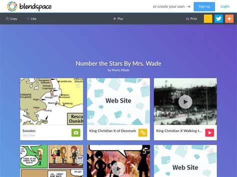 Blendspace Number The Stars By Mrs Wade Unit Plan For 4th 6th Grade