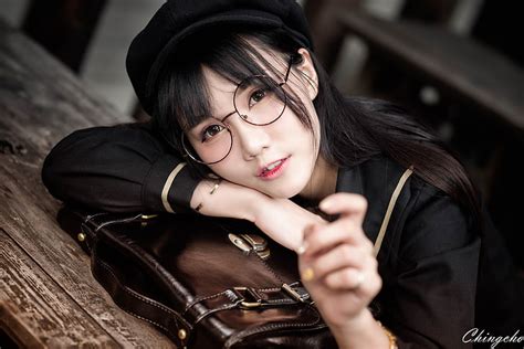 Asian Women Brunette Cleavage HD Wallpaper Wallpaperbetter