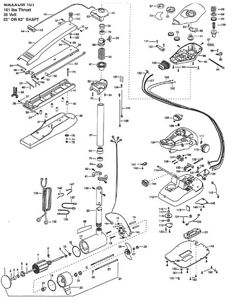 Minn Kota Maxxum 101 (62 inch) Parts - 1999 from FISH307.com