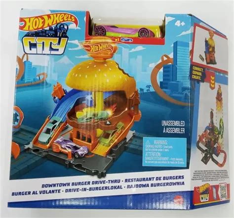 Pista Hot Wheels Playset City Loja De Hamb Rguer Mattel R Em