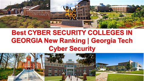 Best CYBER SECURITY COLLEGES IN GEORGIA New Ranking | Georgia Tech