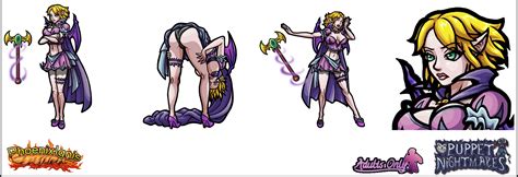 Energy Vampire Standard Sprite Sheet By Phoenixignis Hentai Foundry
