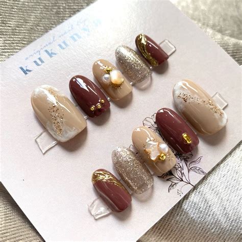 Jual Azzara Nails Marble Nails Nude Nails Kuku Nikah Kuku Lamaran Shopee Indonesia