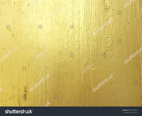 Vintage Gold Wall Backdrop Texture Background Stock Photo 747078490
