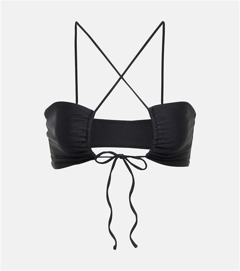 Jade Swim Livi Bikini Top Black Editorialist