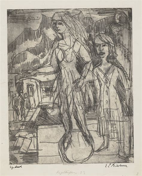 Kugelläuferin by Ernst Ludwig Kirchner Artvee