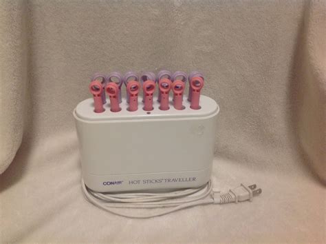 Vintage Conair Hot Sticks Traveller Set Flexible Hot Rollers Curlers No Lid Etsy