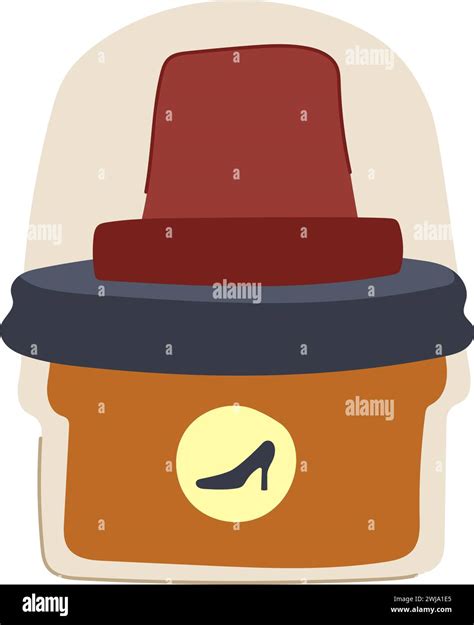 Clean Shoe Polish Cream Cartoon Vector Illustration Stock Vector Image
