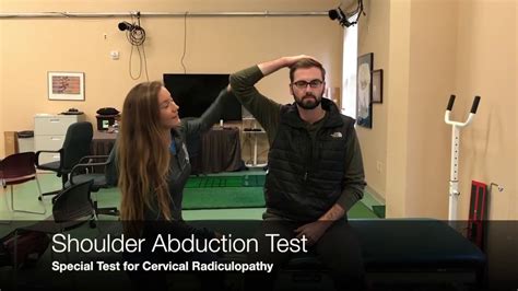 Shoulder Abduction Test For Cervical Radiculopathy Youtube