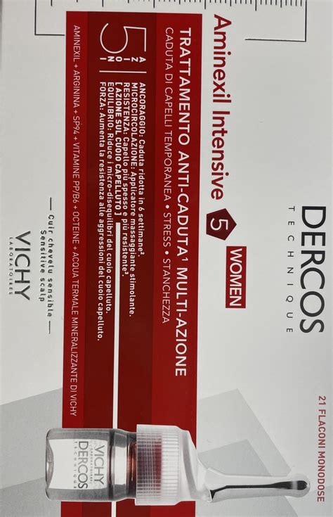 Ампулы для волос Vichy DERCOS AMINEXIL INTENSIVE 5 ДЛЯ ЖЕНЩИН - «Ампулы ...