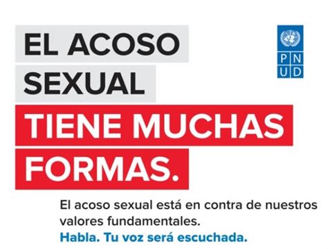 Prevenci N Del Acoso Sexual Programa De Las Naciones Unidas Para El