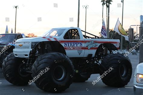 Monster Truck Over Bored Driven By Editorial Stock Photo Stock Image