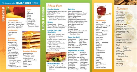 Hospital Room Menu Behance