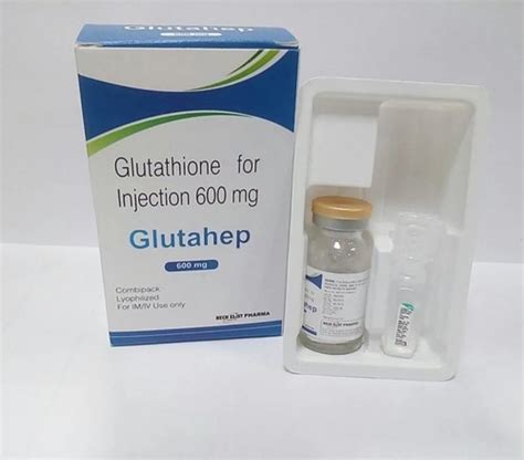 Glutathione 600 Mg Inj Packaging Type Bottle Packaging Size 1 Vial