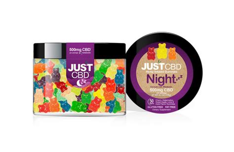 Just Cbd Nighttime Gummies Two Sizes And Mg Available Servboxx