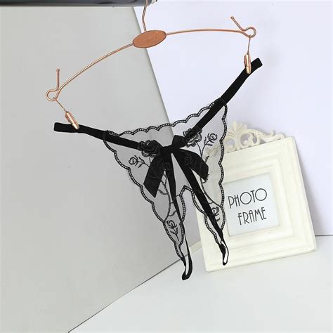 Sexy Women Lace Thong G String Panties Lingerie Underwear Crotchles T