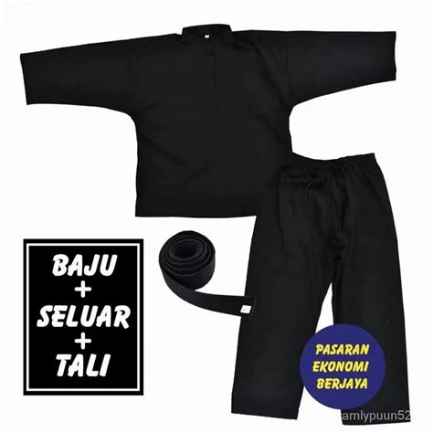 Baju Silat Seluar Silat Uniform Latihan Gayong Pencak Silat Kanak Kanak