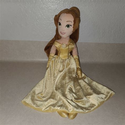 Disney Store Princess Belle Soft Plush Doll Toy Beauty The Beast