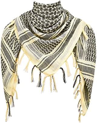 Amoy Cotton Shemagh Tactical Desert Military Keffiyeh Head Neck Scarf