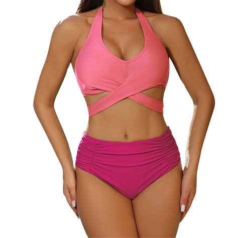 Divhosrg High Waisted Bikini Sets For Women Bikini Sets For Women High Waisted Girls Bathing