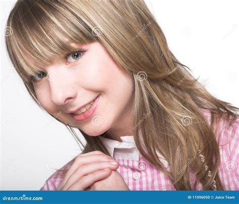 Innocent Teen Girl Stock Photo Image Of Hair Lingerie