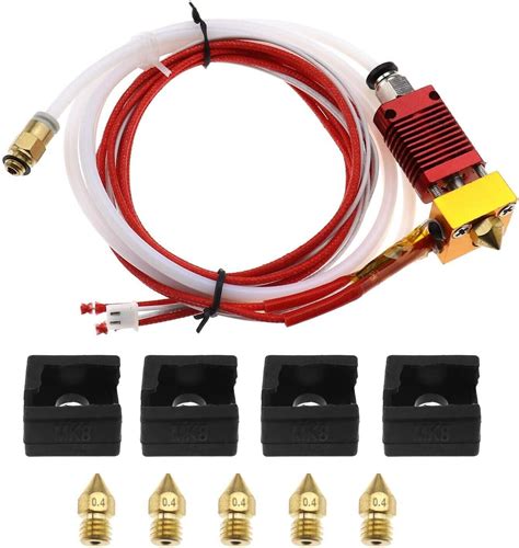Assembled Extruder Hot End Kit Forcr Ender Mk Mm Nozzle D Printer Diy Amazon Co Uk