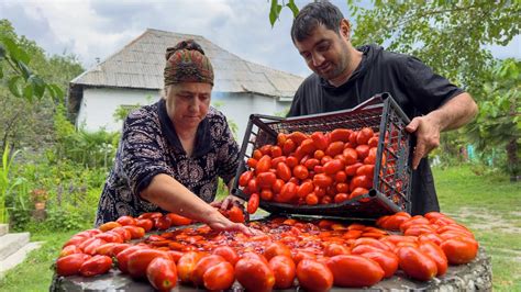 ANOTHER PEACEFUL DAY IN RELAXING VILLAGE COOKING THE BEST RECIPE WITH