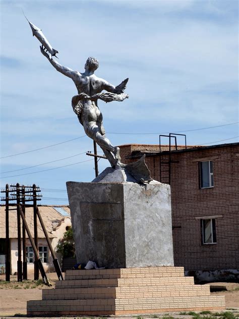 Mongolia | This is a sculpture of the first Mongolian cosmon… | Flickr