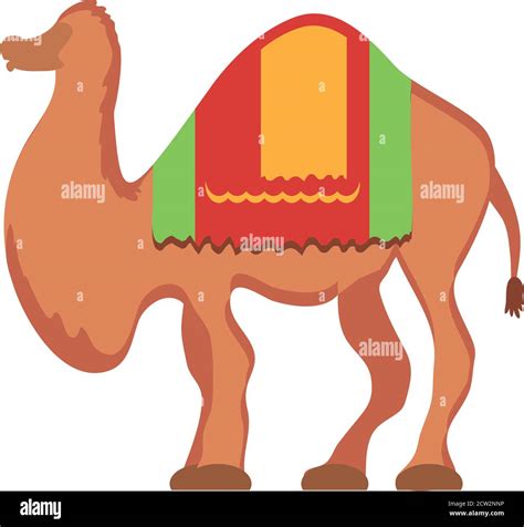 Cute Camel Detailed Style Icon Design Animal Zoo Life Nature Character