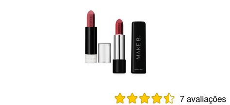 Combo Make B Batom Cremoso Nude Malva G Refil Batom Mate Rosa Rose Fabulous G O