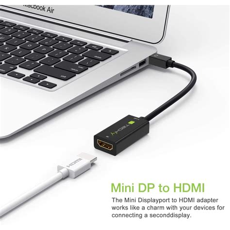 Active Mini Displayport Thunderbolt 14 Hdmi 8k Adapter Black