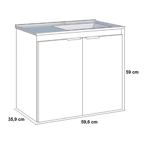 Gabinete De Madeira Para Banheiro Aster Nude X Cm Lavat Rio Cozimax