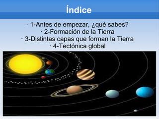 Cmc Presentaci N Formacion De La Tierra Ppt