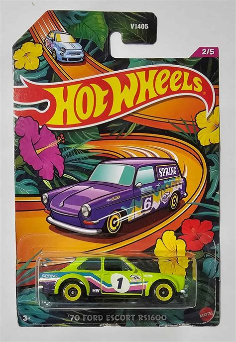 Embalagem Danificada Hot Wheels Spring Easter 70 Ford Escort RS1600 Universo Hot Wheels