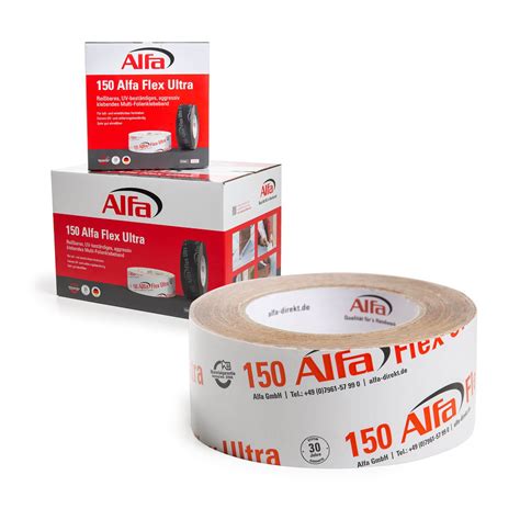 Alfa Flex Ultra - aggressiv klebendes Multi-Folienklebeband