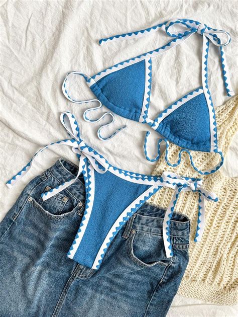 2024 New Fashion Halterneck i zestaw bikini na ramiączkach dla kobiet seksowne stroje kąpielowe