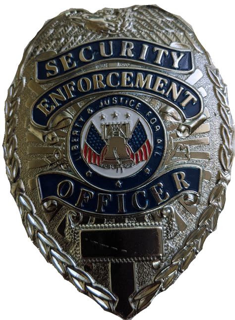 Deluxe Security Enforcement Officer's Badge - Novelty Item - Emergency ...