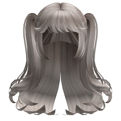 Long Idol Half Up Pigtails W Bangs Ash Blonde Roblox